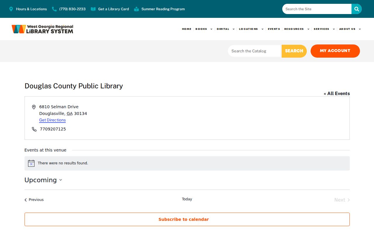 Douglasville people directories at the public library
